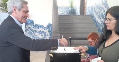 O presidente da ALRAM já votou, esta manhã.