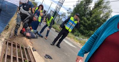 Vítima foi assistida pelos organizadores e pela PSP: