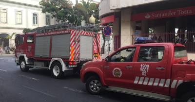 Viaturas de combate a incêndios dos Bombeiros do Funchal