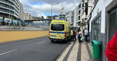 Homem sofre queda no Funchal