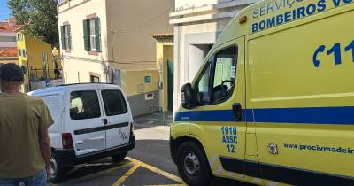 Viatura destravada embate em mulher no Funchal (com fotos)