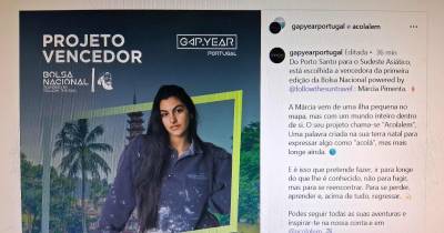 Jovem do Porto Santo ganha bolsa para viajar até ao sudeste asiático