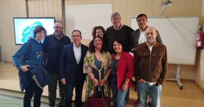 Liceu Jaime Moniz recebeu Carlos Fiolhais