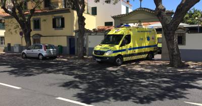 A vítima foi socorrida por uma equipa da CVP.
