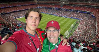 Madeirenses apoiam Portugal no estádio em Houston