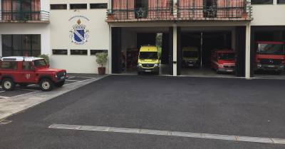 Bombeiros de Machico foram chamados a socorrer uma vítima de atropelamento.