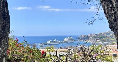 Porto do Funchal está a receber dois navios de cruzeiro