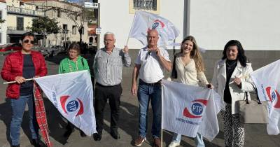 Candidatura do PTP Madeira esteve hoje em Câmara de Lobos.