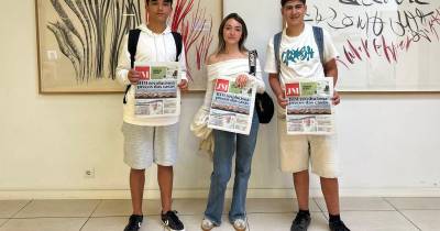 Alunos da Francisco Fernandes visitam instalações do JM