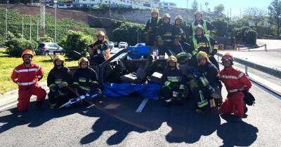 Nova Escola dos Bombeiros Voluntários Madeirenses forma 12 operacionais em Salvamento Rodoviário