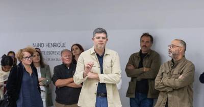 Madeirense esteve presente na sua exposição em Santo Tirso.