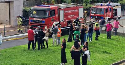 Bombeiros Voluntários Madeirenses, Bombeiros Sapadores do Funchal, Proteção Civil Regional, Proteção Civil Municipal e a PSP participaram no simulacro.