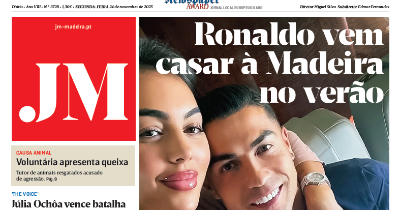 Notícia JM: Casamento de Ronaldo na Madeira dá a volta ao mundo