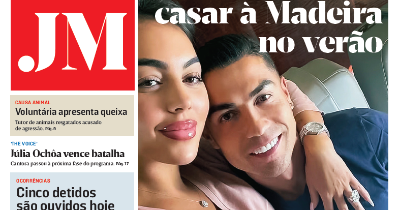 Notícia JM: Casamento de Ronaldo na Madeira dá a volta ao mundo