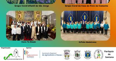 Encontro de Grupos Corais em Santana no domingo