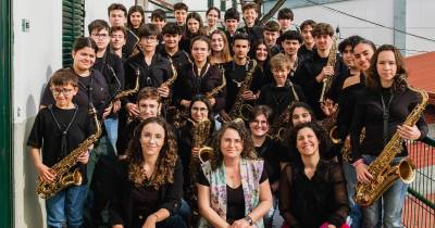 Concerto solidário da Orquestra de Saxofones do Conservatório hoje no Museu de Eletricidade – Casa da Luz