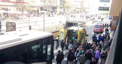 Cidadã cai junto ao Anadia socorro congestiona o trânsito