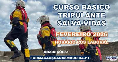 SANAS promove Curso Básico de Tripulante Salva-Vidas