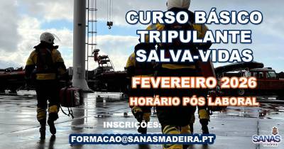 SANAS Madeira abre inscrições para novo curso de tripulante salva-vidas