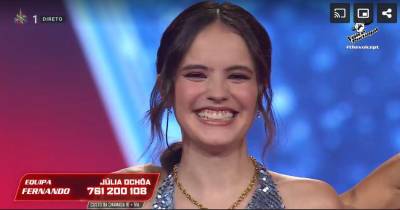 Júlia Ochôa segue em frente no The Voice Portugal