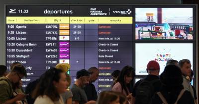 42 voos cancelados no Aeroporto da Madeira entre chegadas e partidas