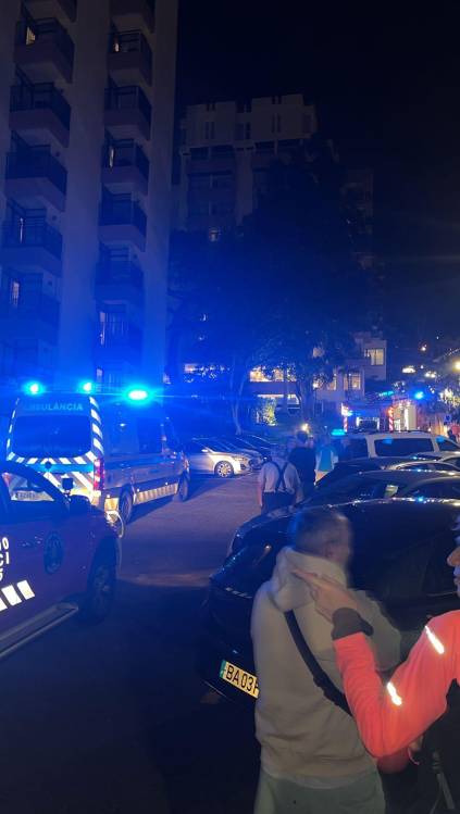 Incêndio no Hotel Dorisol mobiliza bombeiros esta madrugada