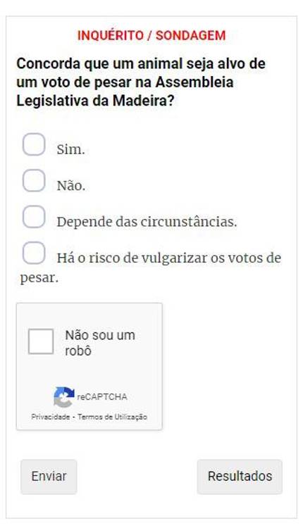 Inquérito JM: Concorda com o voto de pesar pelo Bores?