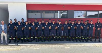 Filipe Sousa acompanhou formação de novos bombeiros sapadores