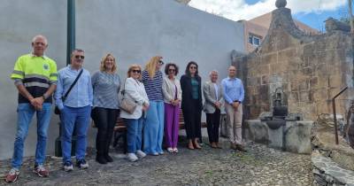 Caniço: Fontanário da Pedra Mole recuperado