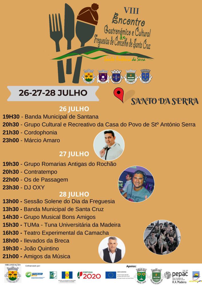 VIII Encontro Gastronómico e Cultural de Freguesias do Concelho de Santa Cruz arranca hoje