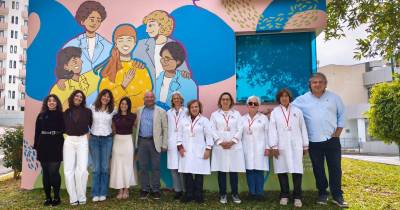 Arte dá forma à esperança em mural alusivo à luta contra o cancro (com fotos e vídeo)