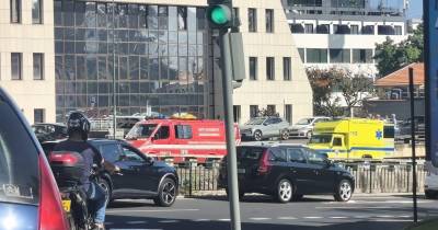 Acidente no Campo da Barca provoca forte congestionamento no trânsito