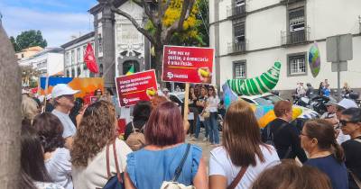 Greve com adesão de 60% dos docentes do pré-escolar e 1.º ciclo na Região