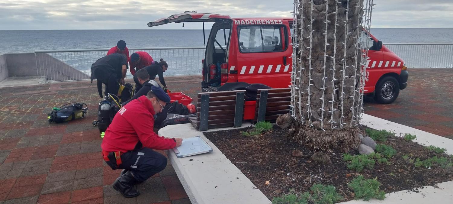 Treino da equipa de Mergulho e Resgate dos BVM mobilizou 7 elementos