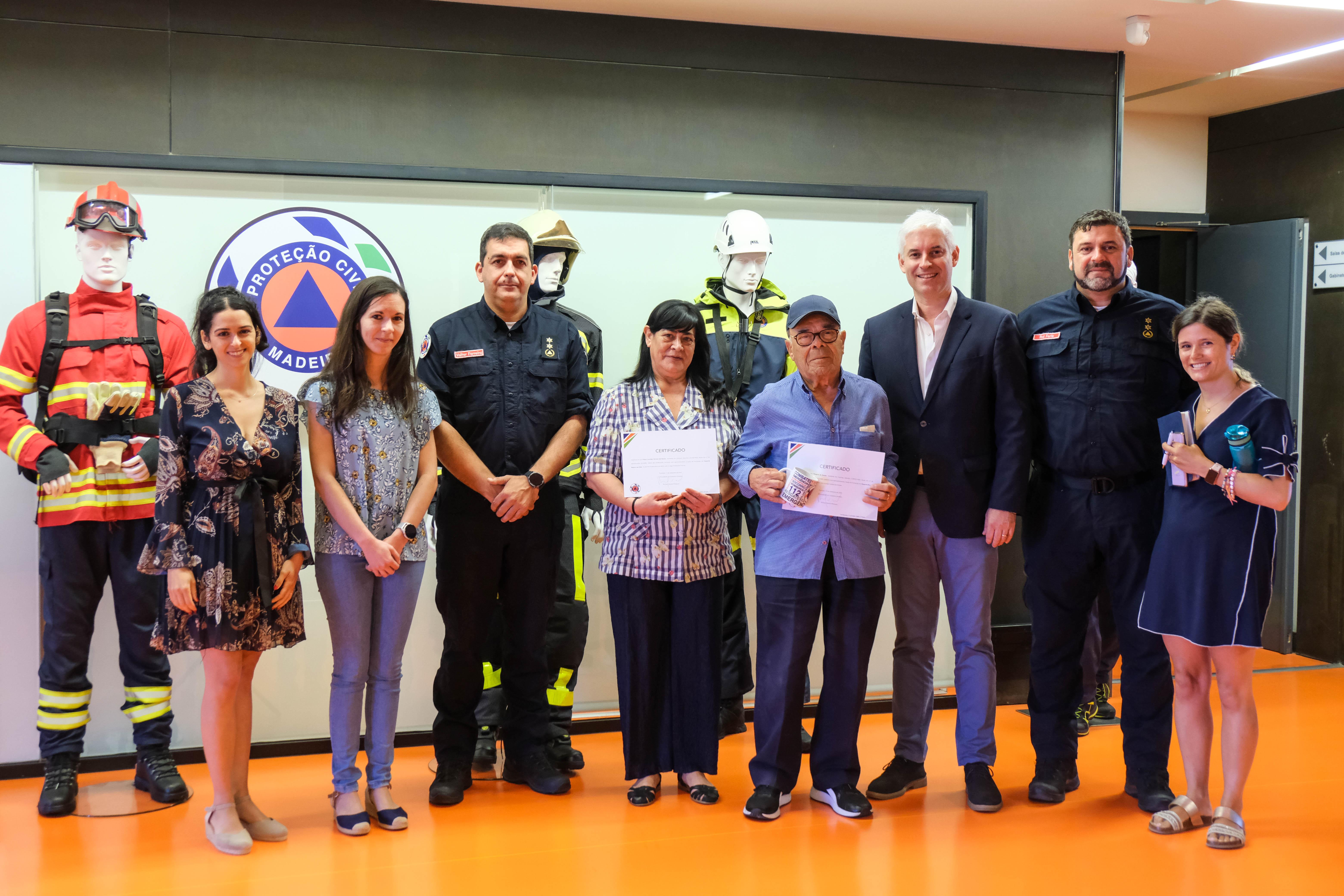 Cidadão de 96 anos é exemplo de inspiração ao concluir formação de Suporte Básico de Vida