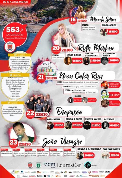 Freguesia da Ribeira Brava celebra aniversário com oito dias de festa