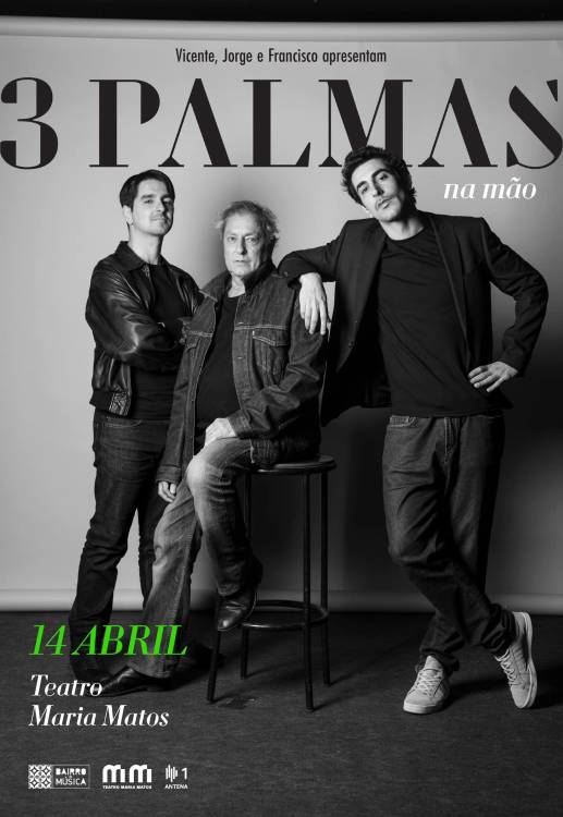 Espetáculo que junta Jorge Palma e os dois filhos com nova data em Lisboa