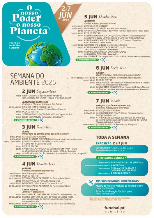 Semana do Ambiente arranca segunda-feira no Funchal