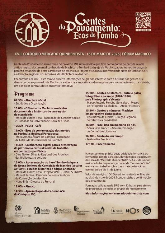 Colóquio do Mercado Quinhentista reflete os ‘Ecos do Tombo’ em maio