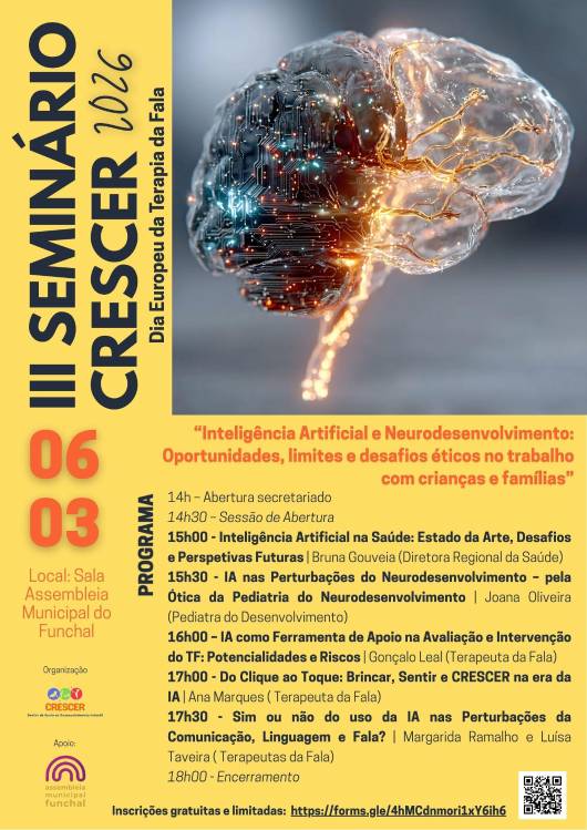 III Seminário CRESCER realiza-se dia 6 de março