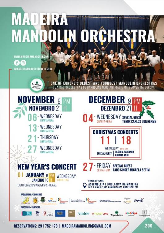 Orquestra de Bandolins da Madeira com agenda preenchida até ao final do ano