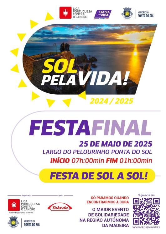 Festa de encerramento do projeto ‘Um Dia Pela Vida Ponta do Sol’ a 25 de maio