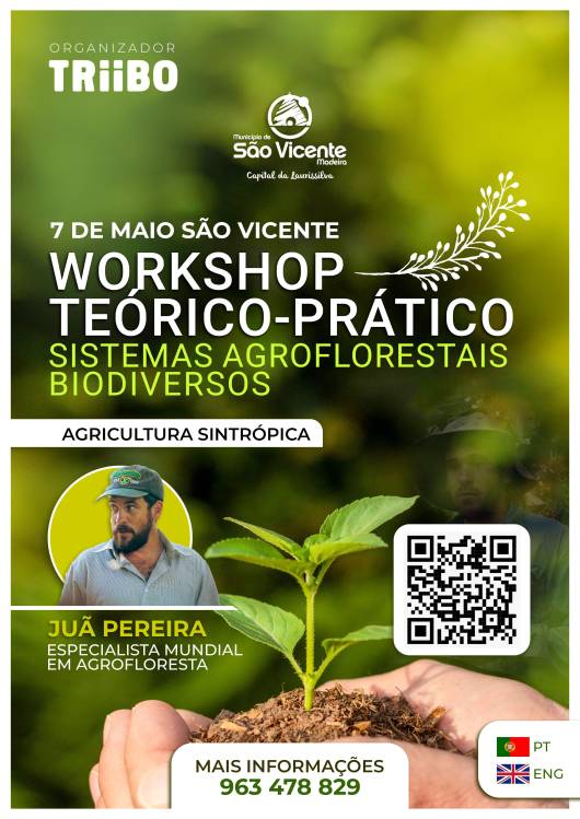 Workshop Internacional de Agrofloresta com Juã Pereira em São Vicente