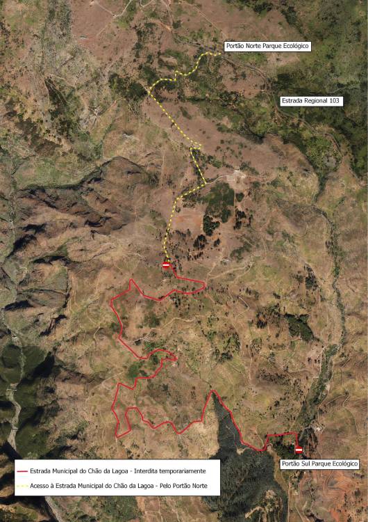 Condicionamentos no acesso ao Parque Ecológico durante 15 dias