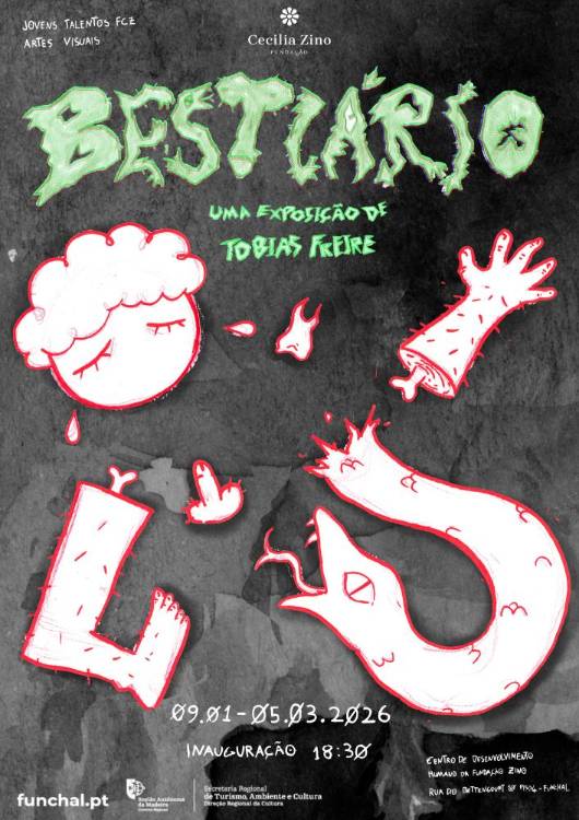 Exposição ‘Bestiário’ inaugura a 9 de janeiro na Fundação Cecília Zino