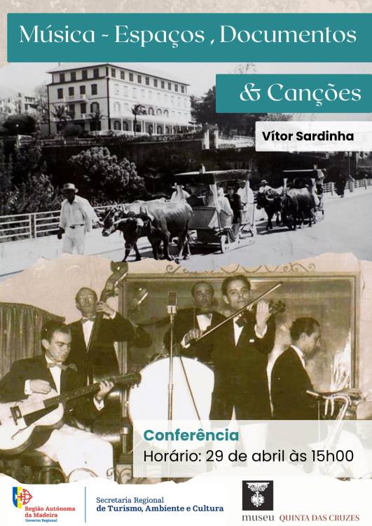 Museu Quinta das Cruzes recebe conferência sobre ‘Música – Espaços, Documentos &amp; Canções’