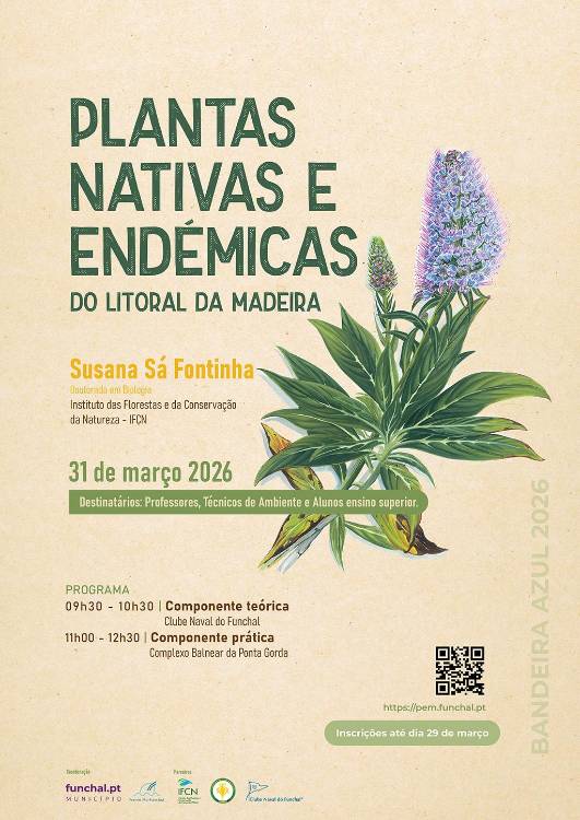 Município promove formação em ‘Plantas Nativas e Endémicas do Litoral da Madeira’