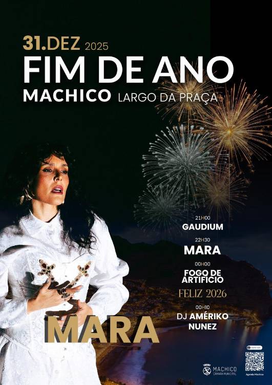 Música e espetáculo pirotécnico marcam passagem de ano em Machico