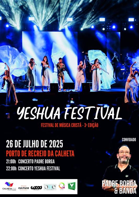 Calheta acolhe sábado 3.º Festival de Música Cristã com 22 artistas em palco