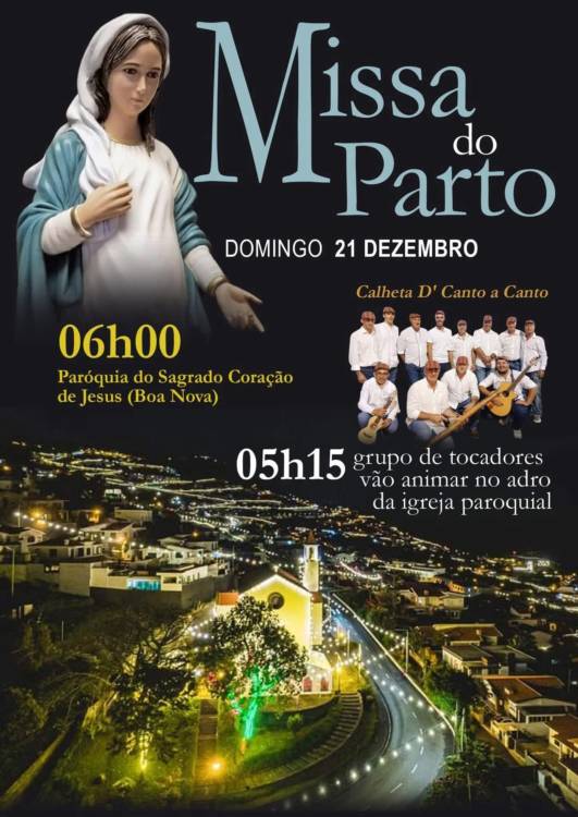 Missa do Parto na Boa Nova com tradicional romagem